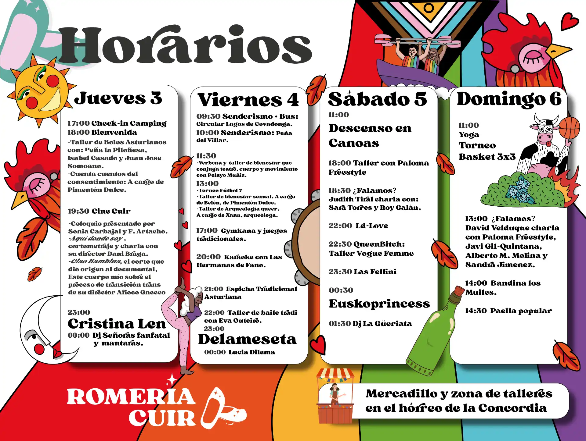 Detalles del programa Romería Cuir 2026