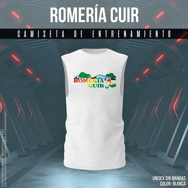 Camiseta deportiva sin mangas 